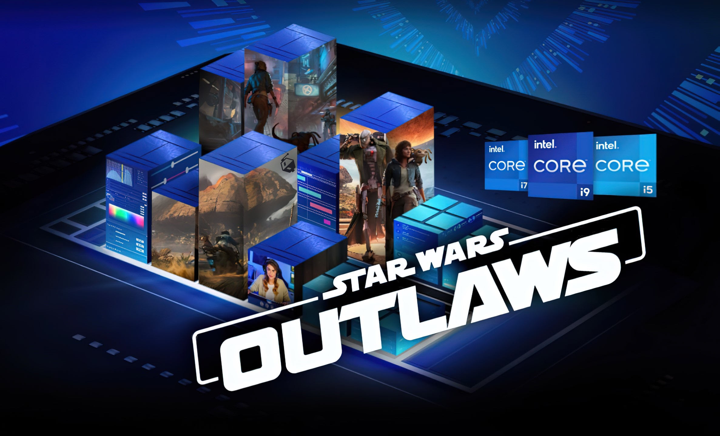 Intel Core: оптимизация игры Star Wars Outlaws от Ubisoft Intel Core: оптимизация игры Star Wars Outlaws от Ubisoft